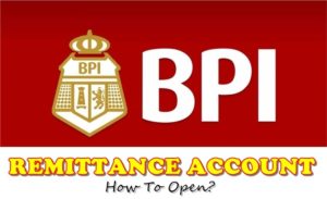 BPI REMITTANCE ACCOUNT