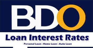 BDO Loan Interest Rates