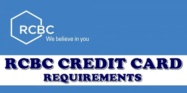 RCBC Credit Card Requirements