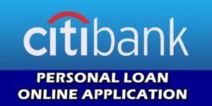 Citi Personal Loan Online Application