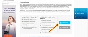 Citibank Personal Loan