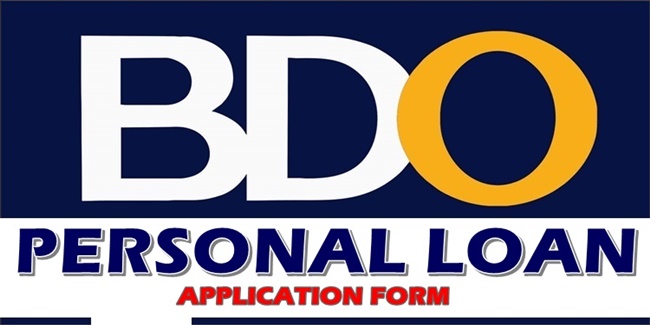 BDO Personal Loan APPLICATION FORM