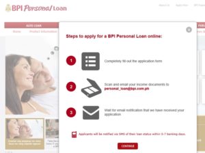 Apply BPI Personal Loan
