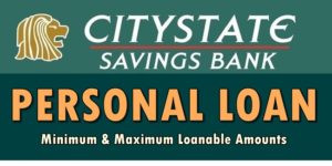 Citystate Bank Personal Loan