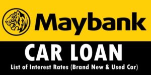Maybank Car Loan Interest Rates