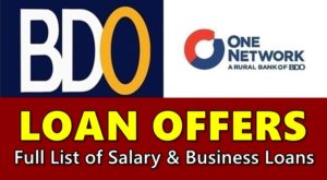 BDO Rural Bank Loan