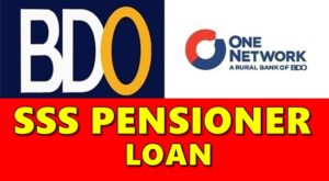 BDO SSS Pensioner Loan