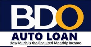 BDO Auto Loan