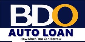 BDO Auto Loan
