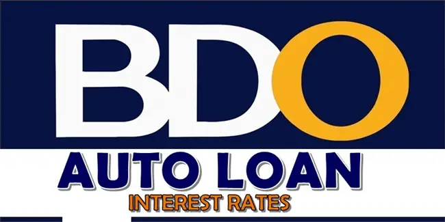 BDO Auto Loan Interest Rates