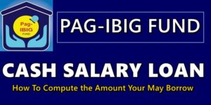 Pag-IBIG Cash Salary Loan