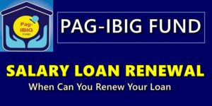 Pag-IBIG Salary Loan Renewal