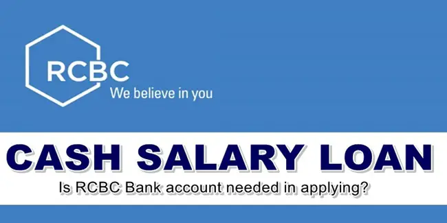 RCBC Cash Salary Loan
