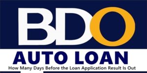 BDO Auto Loan