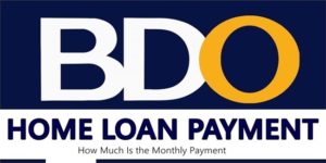 BDO Home Loan Payment