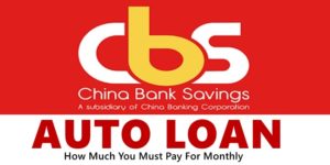 China Bank Auto Loan