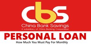 China Bank Personal Loan