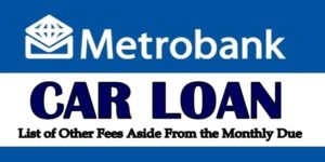 Metrobank Car Loan