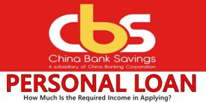 China Bank Personal Loan