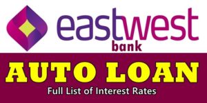 EastWest Bank Loan Interest Rates