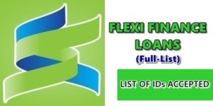 APPLYING FOR FLEXI FINANCE LOANS