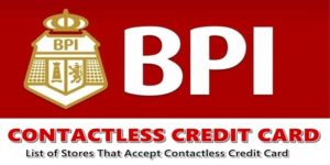 BPI Contactless Credit Card
