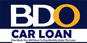 BDO Car Loan