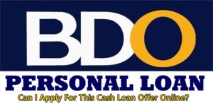 BDO Personal Loan