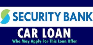 Security Bank Car Loan