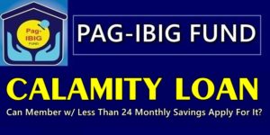 Pag-IBIG Calamity Loan