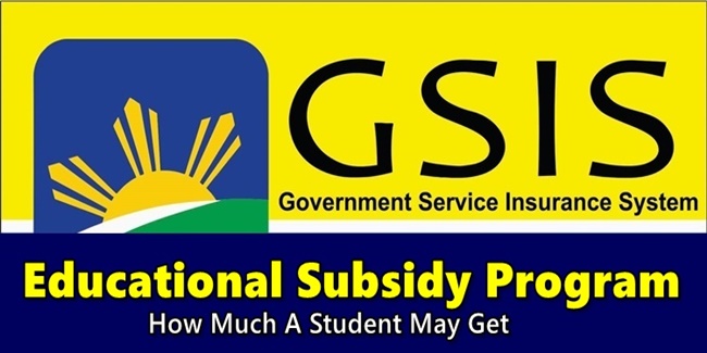 GSIS Educational Subsidy Program – How Much A Student May Get - Money Sense