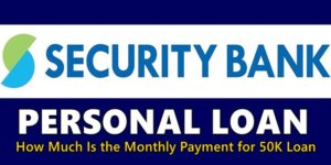Security Bank Personal Loan