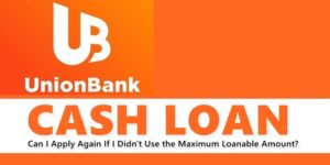 UnionBank Cash Loan