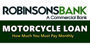 Robinsons Bank Motorcycle Loan