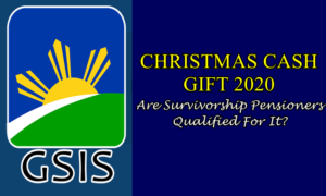 GSIS Christmas Cash Gift 2020