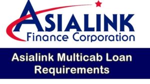 Asialink Multicab Loan Requirements