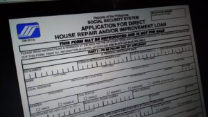 SSS Loan Requirements for House Repair Improvement Loan