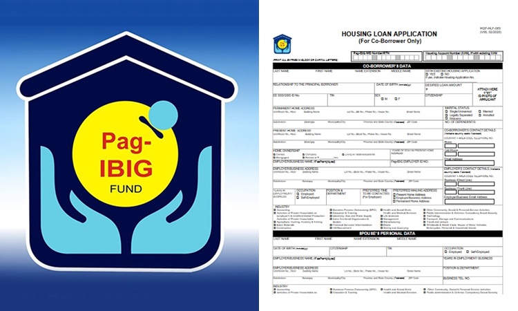 Pag-IBIG Housing Loan Application Form for Co-Borrower Download