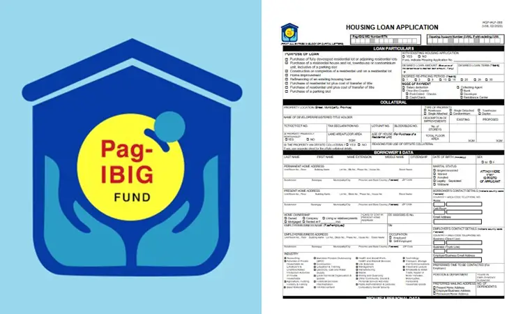 Pag-IBIG Housing Loan Application Form for Members