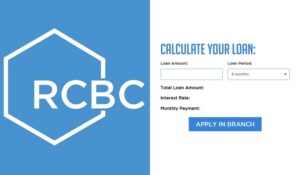 RCBC cash loan calculator