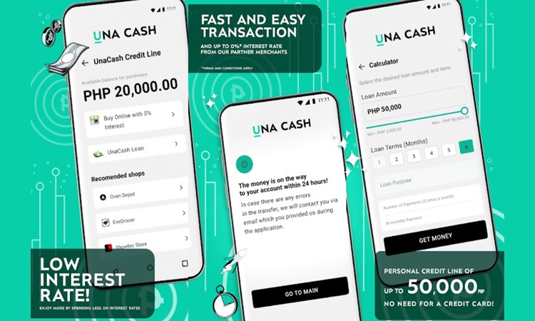UnaCash Cash Loan Interest Rate