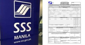 SSS E1 Form for Issuance of SS Number