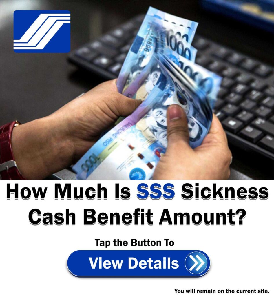 Amount of SSS Sickness Cash Benefit ads