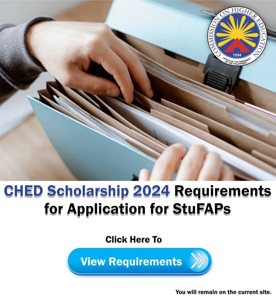 CHED Scholarship 2024 Requirements ads