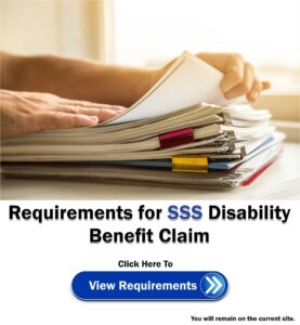 Requirements for SSS Disability Benefit ads