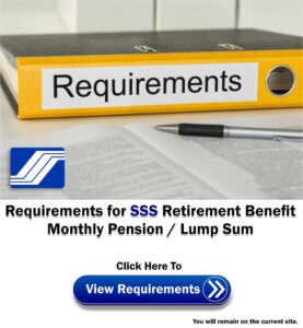 Requirements for SSS Retirement Benefit ads