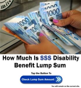 SSS Disability Benefit Lump Sum ads