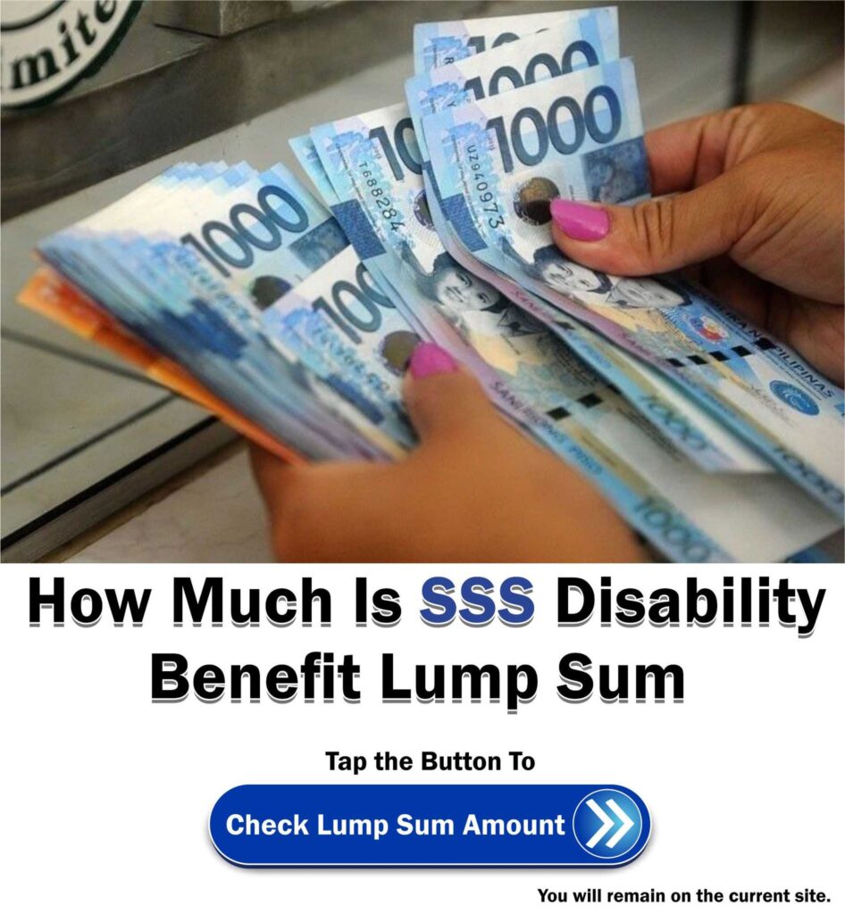 SSS Disability Benefit Lump Sum ads