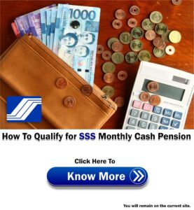 SSS Monthly Cash Pension ads