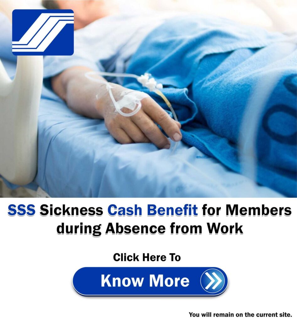 SSS Sickness Cash Benefit ads